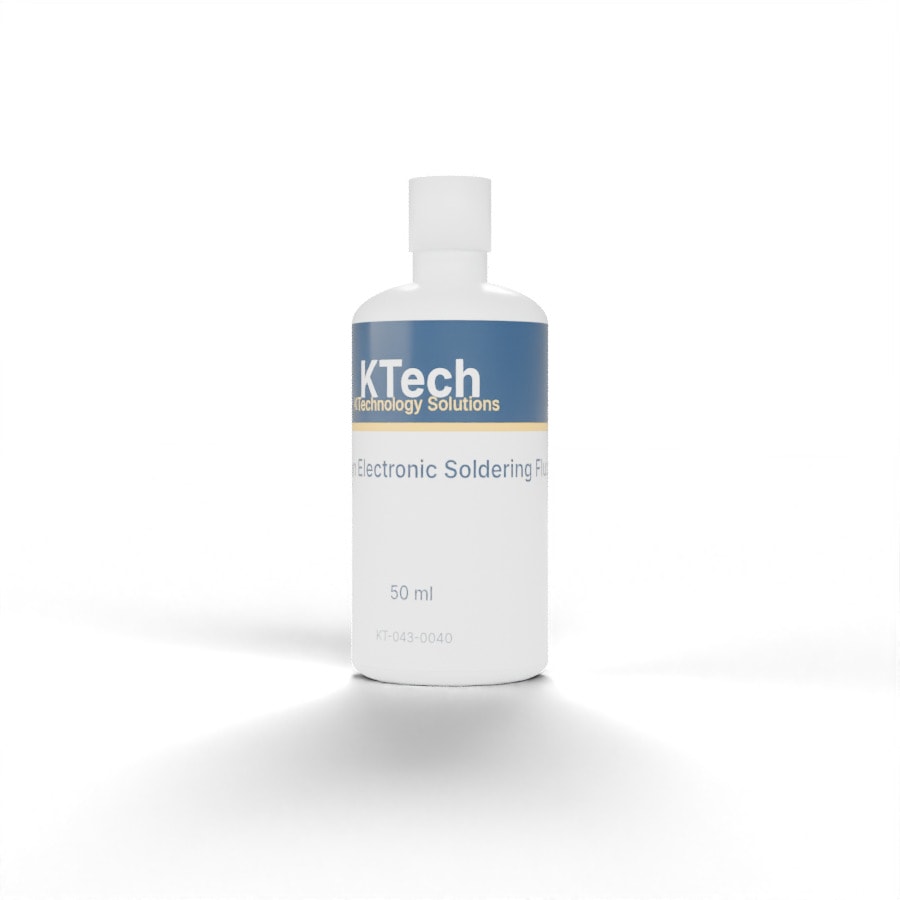 KTech No-Clean Electronic Soldering Flux — Bottle · of 50 ml.