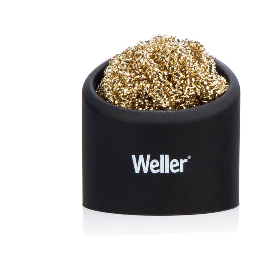 KTech WLACCBSH-02 — Cellulose Soldering Tip Cleaning Sponge · Soldering Tip Brass Cleaner with Silicone Base