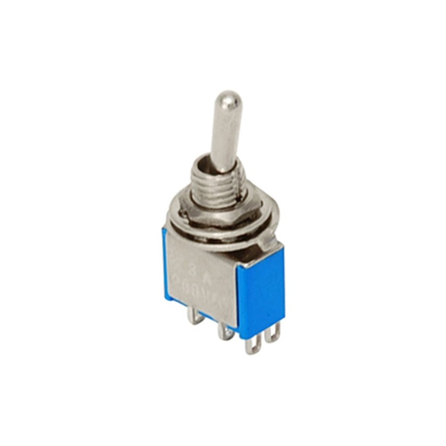 KTech SW-206 sub-miniature — 2P-2T, On-On · 3A / 125 V AC