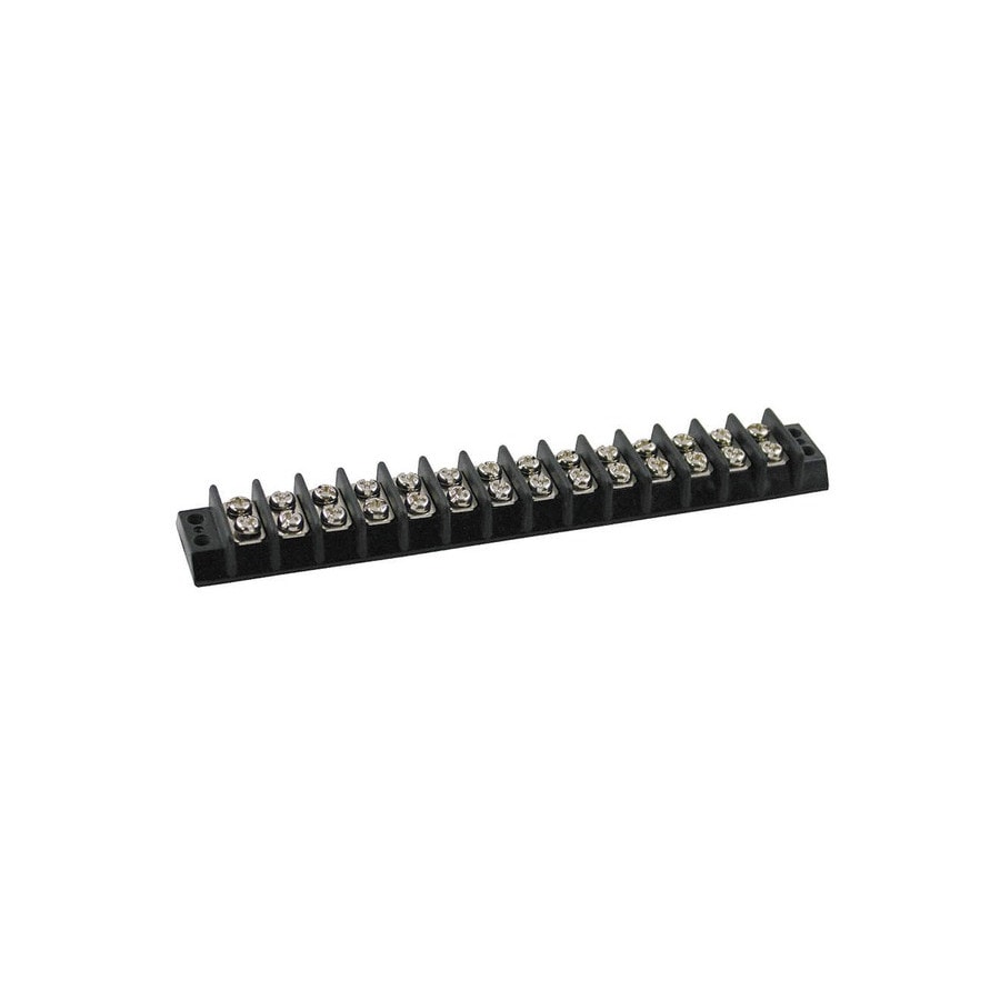 KTech Heavy-Duty Barrier Terminal Strip Series 602 (30 Amp · 14 Poles) — 602-FT · 14 Poles · 30 Amp · 12 AWG · 1600VAC · 214.4 x 224.7 mm