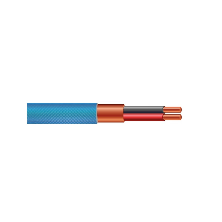 KTech Professional OFC Screened Microphone Cable · 2X24 OFC — Mod. 101018 · Blue / Clear Jacket · Reel 100m