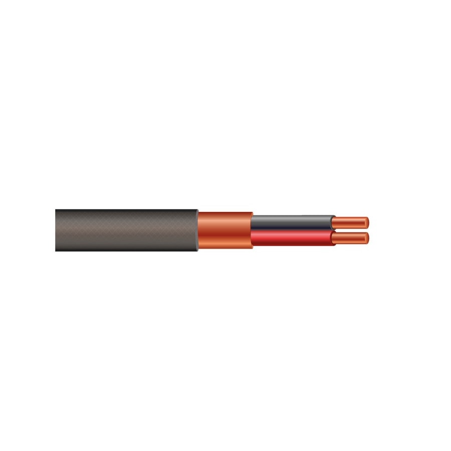 KTech Professional OFC Screened Microphone Cable · 2X24 OFC — Mod. 101018 · Black / Clear Jacket · Reel 100m