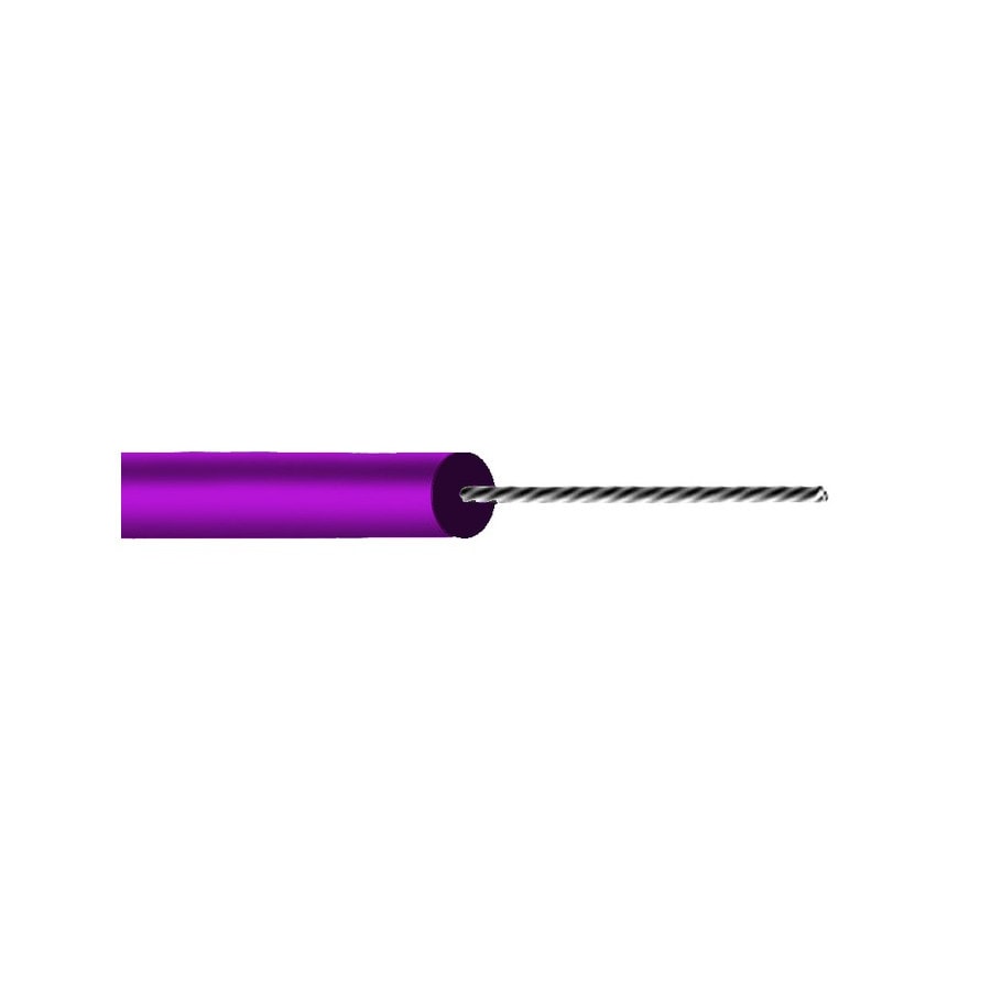 KTech UL 1569 Stranded Tinned Copper Hook-Up Wire 300V, UL 1569 · 24 AWG — Mod. IX23 · Violeta · Reel 500m
