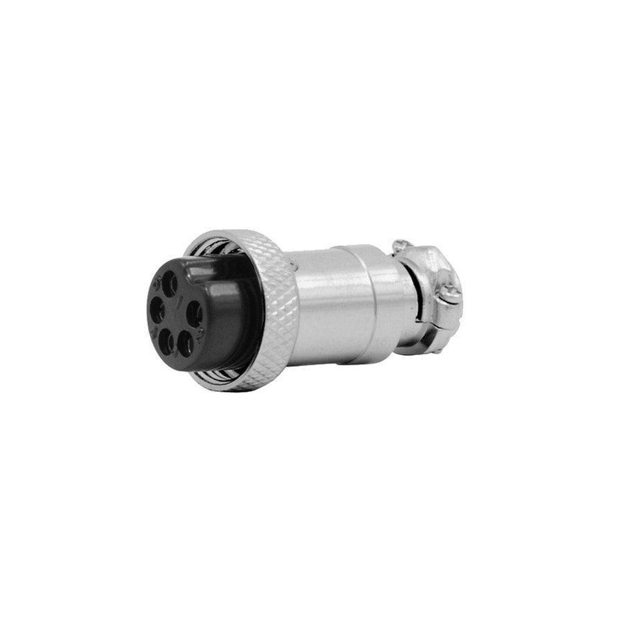 KTech Multi-Pole Polarised Wire-to-Wire Connector — 5 Ways · Female