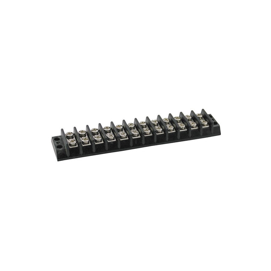 KTech Heavy-Duty Barrier Terminal Strip Series 601 (20 Amp · 12 Poles) — 601-FT · 12 Poles · 20 Amp · 14 AWG · 1100VAC · 144.4 x 152.4 mm