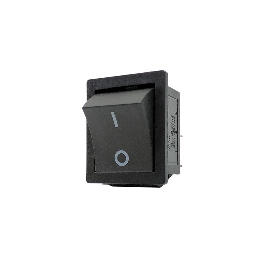 KTech Panel-Mount Rocker Switch — 6 Pins 2 P-2 T · 15A 250V / 20A 125V · Black