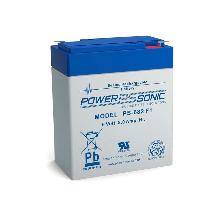 KTech PS-682-F1 — Nominal Voltage: 6V · Nominal Capacity: 9Ah · Standard Terminal: F1