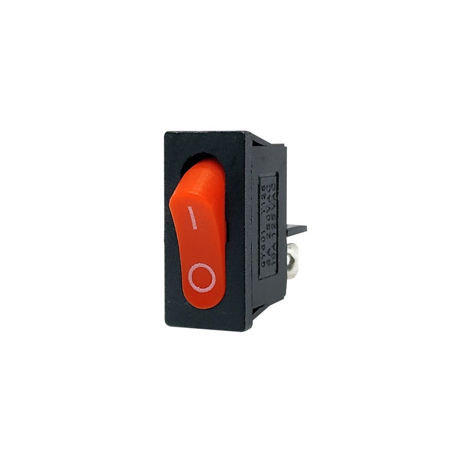 KTech Panel-Mount Rocker Switch — 1P-1T of 2 Pins · 6A 250V / 10A 125V · Mini