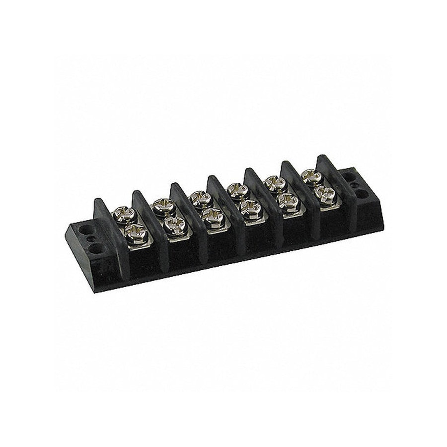 KTech Heavy-Duty Barrier Terminal Strip Series 603 (50 Amp · 6 Poles) — 603-FT · 6 Poles · 50 Amp · 8 AWG · 1700VAC · 122.2 x 133.3 mm