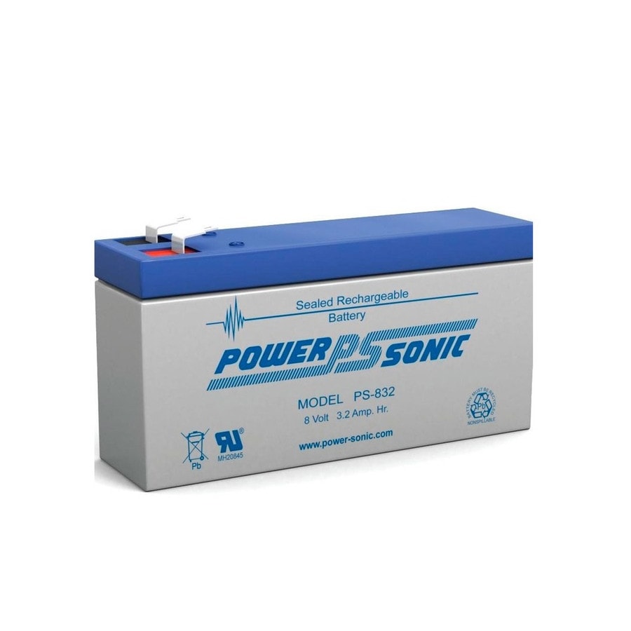 KTech PS-832-F1 — Nominal Voltage: 8V · Nominal Capacity: 3.2Ah · Standard Terminal: F1