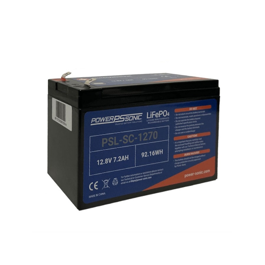 KTech PSL-SC-1270 — Nominal Voltage: 12.8V · Nominal Capacity: 7.2Ah · Standard Terminal: F2