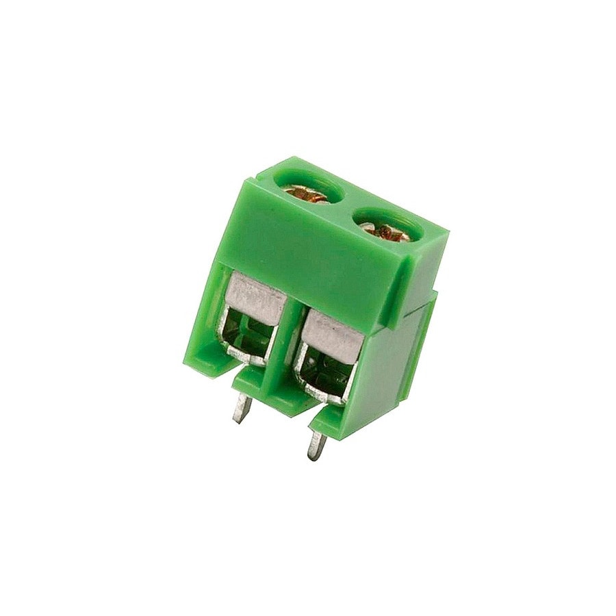 KTech Terminal Green — with screws · 2P · straight