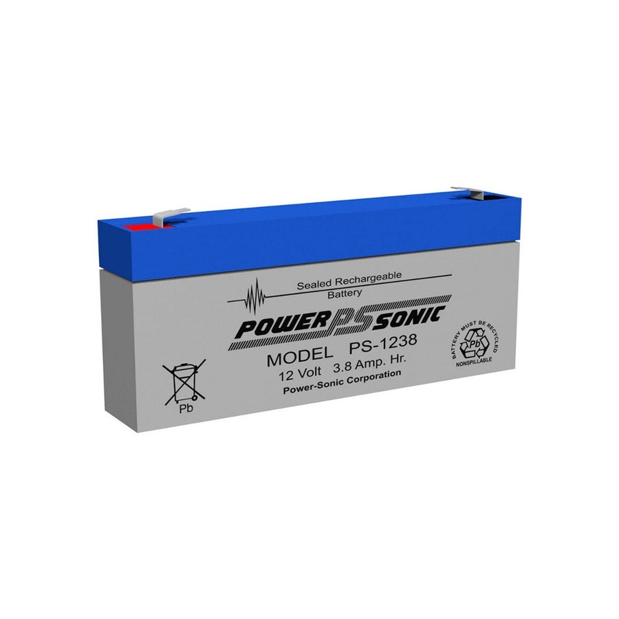 KTech PS-1238-F1 — Nominal Voltage: 12V · Nominal Capacity: 3.8Ah · Standard Terminal: F1