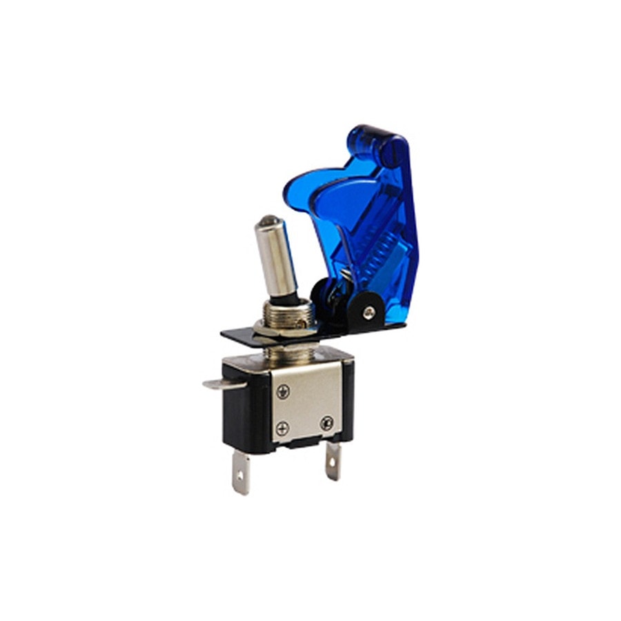 KTech SW-138 — Aircraft-Style Flip Cover Illuminated Toggle Switch 20A / 12V