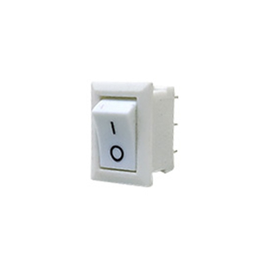 KTech Panel-Mount Rocker Switch — 3 Pins · 6A 250V / 10A 125V · Mini