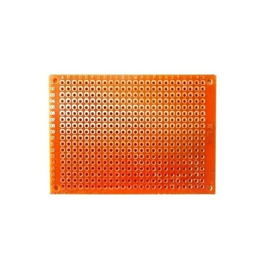 KTech Copper-Clad Phenolic Prototyping PCB — Universal · 5 x 7cm