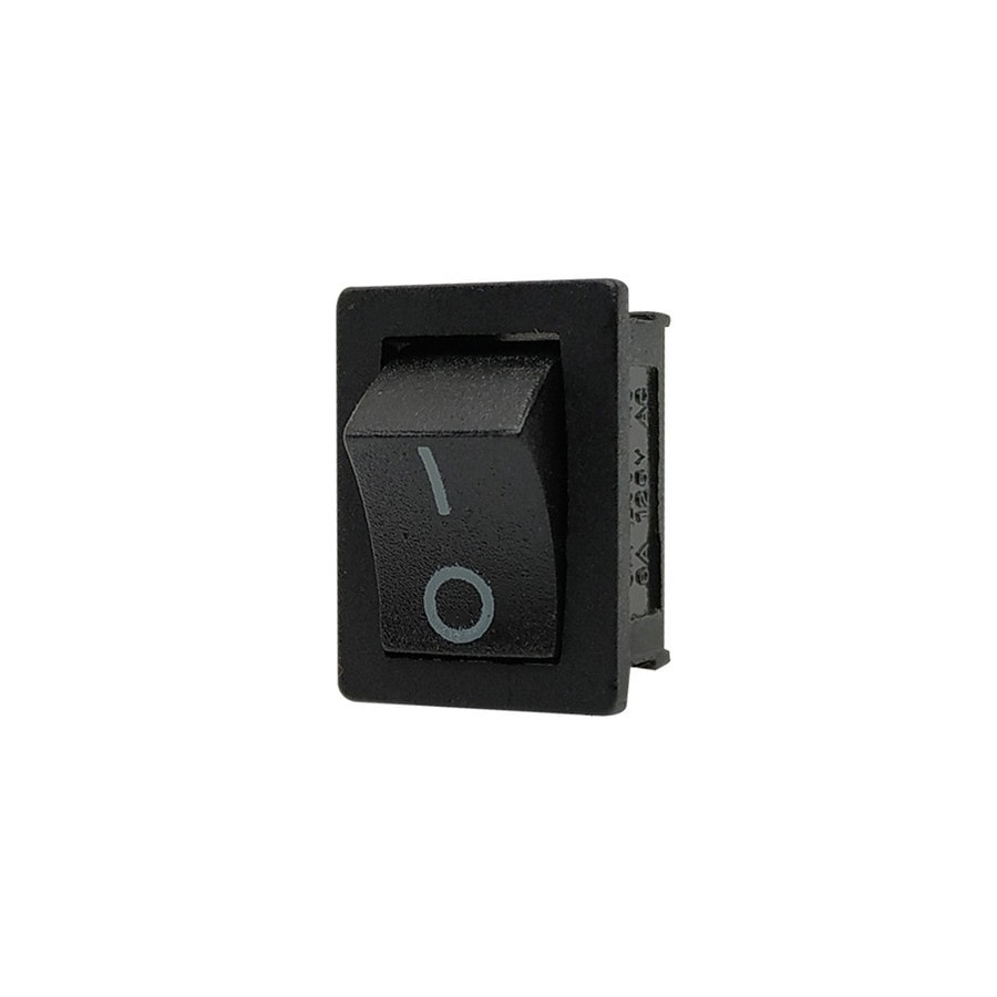 KTech Panel-Mount Rocker Switch — ON/OFF of 4 Pins · 6A 250V / 10A 125V · Black