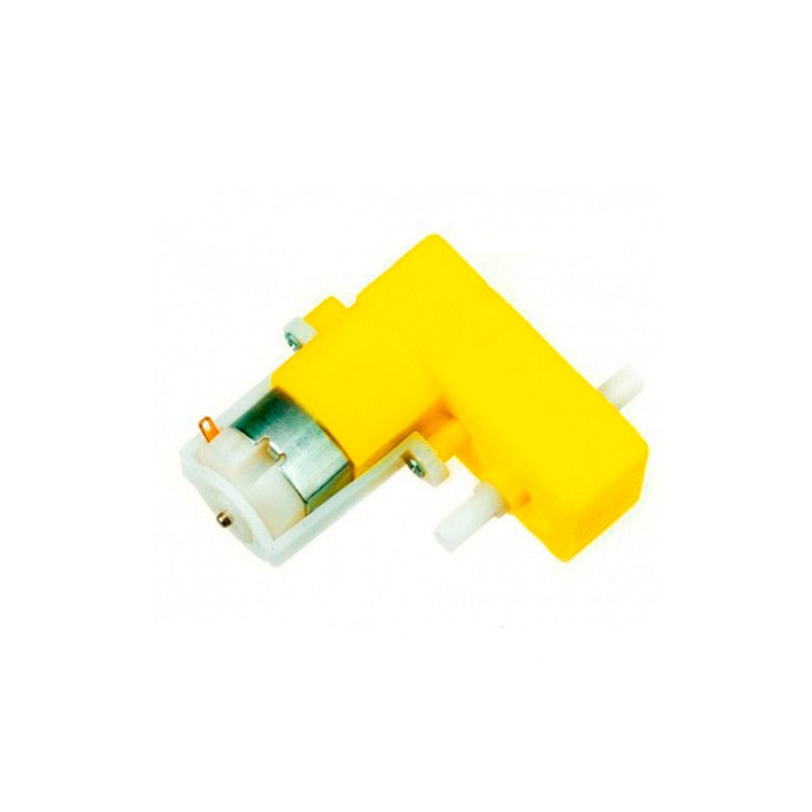 KTech DC Geared Robotics Motor — dual-shaft · Right-Angle · 3-6 V DC