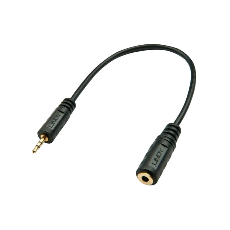 Lindy 2.5mm Male to 3.5mm Female Audio Adapter