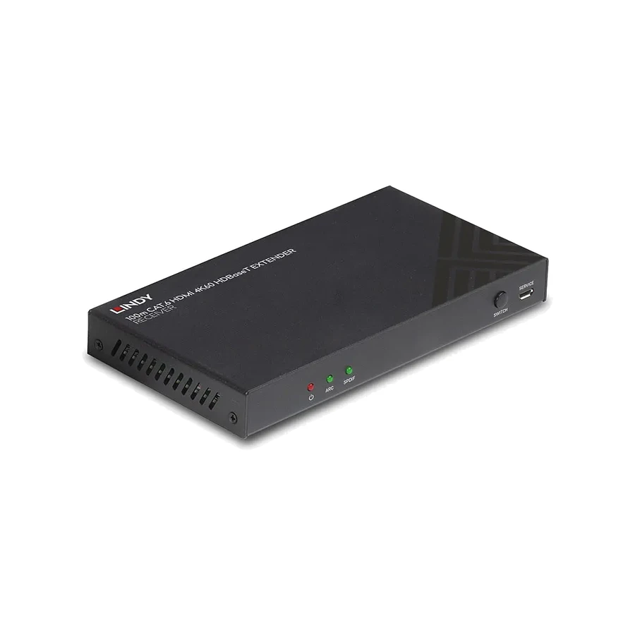 Lindy 100m Cat.6 HDMI 4K60, Audio, IR and RS-232 HDBaseT Receiver