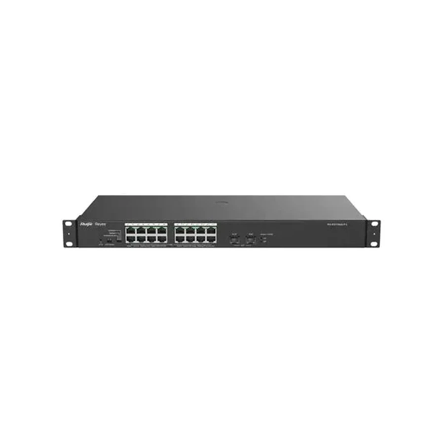 Ruijie Networks RG-ES118GS-P-L network switch Unmanaged L2 Gigabit Ethernet (10/100/1000) Power over Ethernet (PoE) Black