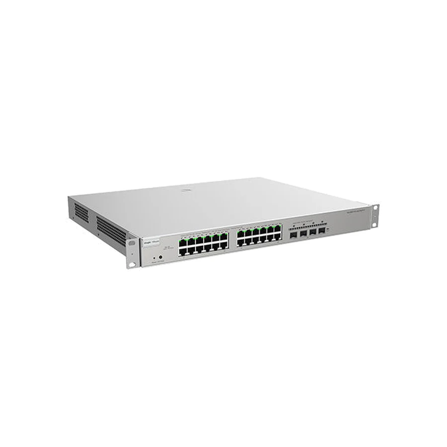 Ruijie Networks RG-NBS5200-24GT4XS-P network switch Managed L3 Gigabit Ethernet (10/100/1000) Power over Ethernet (PoE) Grey