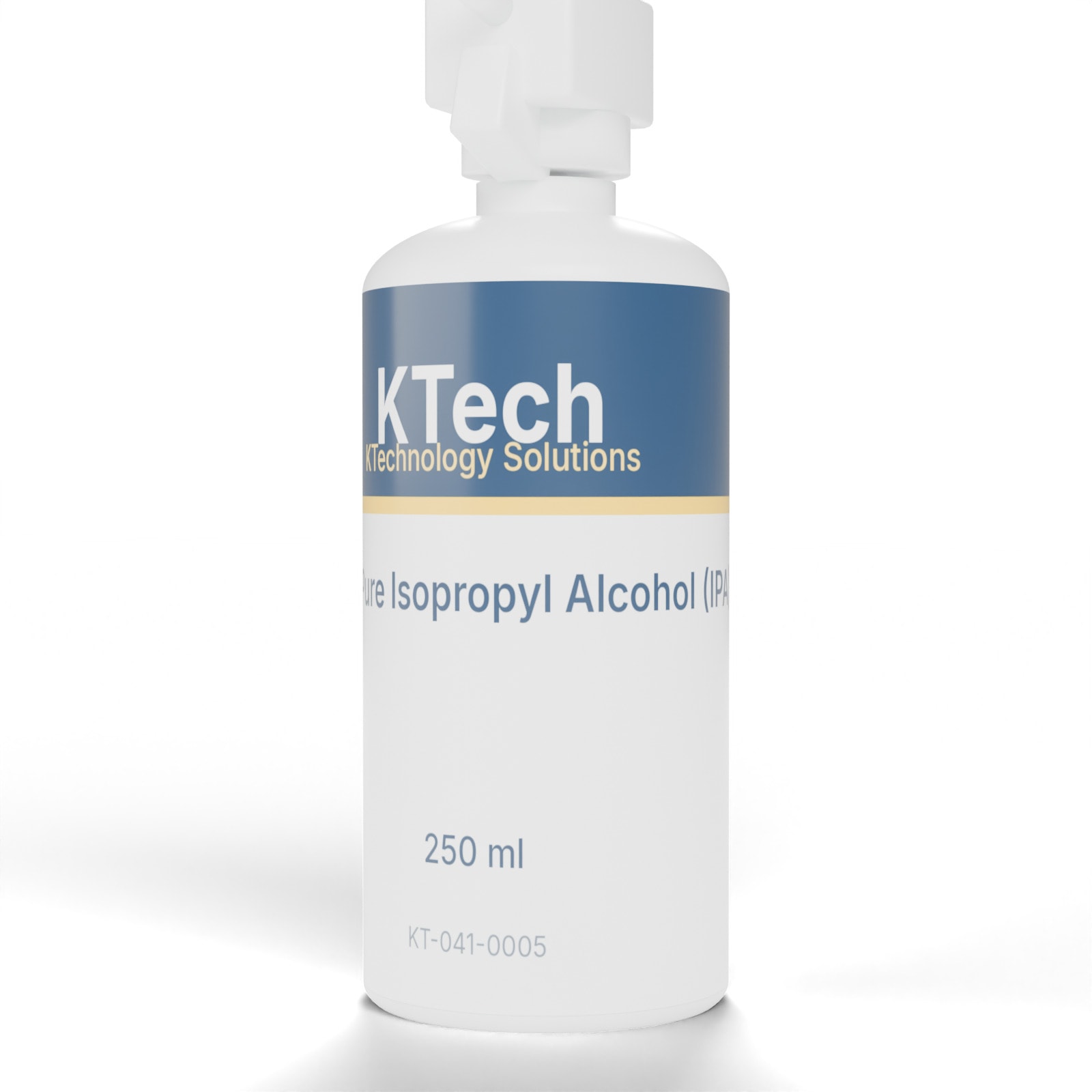 KTech 99.8% Pure Isopropyl Alcohol (IPA) — Liquid Cleaning Solvent 250ml · atomiser bottle