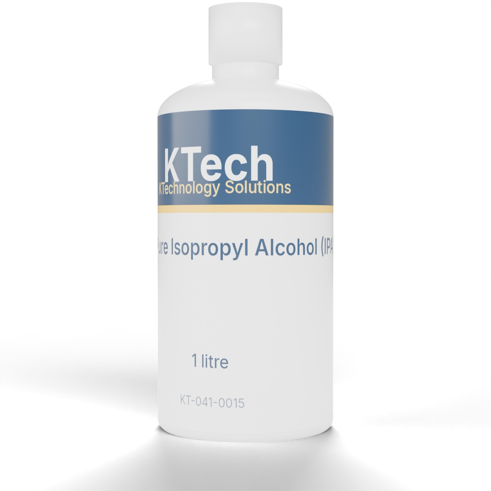 KTech 99.8% Pure Isopropyl Alcohol (IPA) — Liquid Cleaning Solvent · Container of 1 Litre