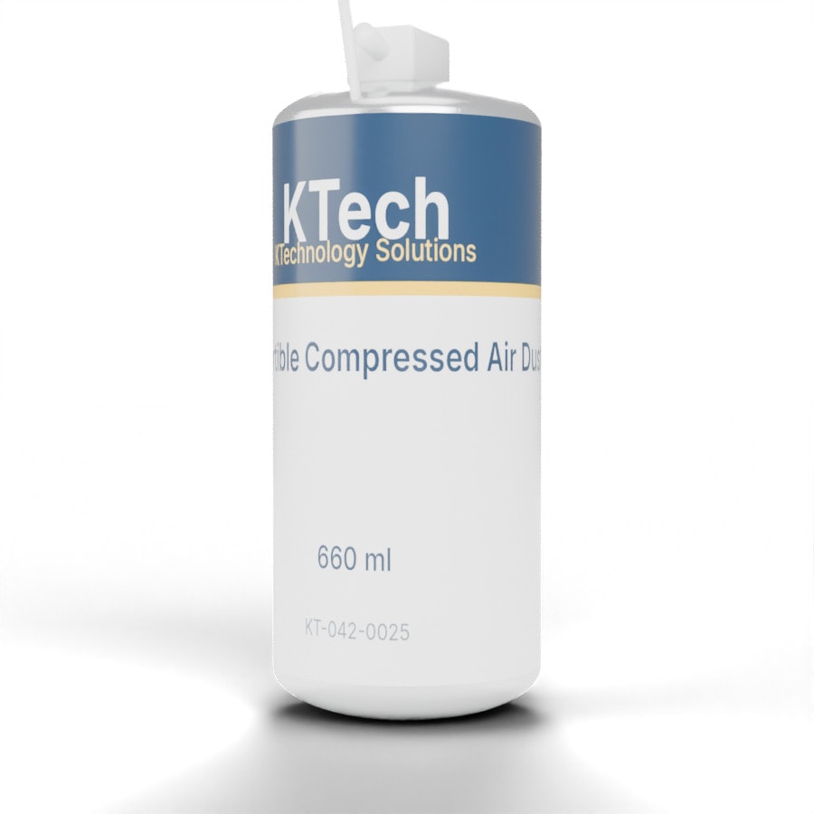 KTech 360° Invertible Compressed Air Duster — High-Pressure Dust Remover · 660 ml.