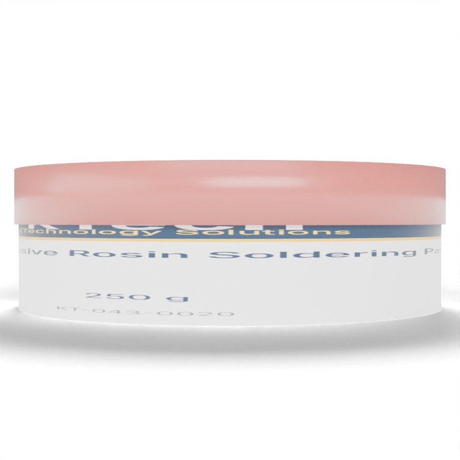 KTech Non-Corrosive Rosin Soldering Paste — Tin of 250 g. · Red