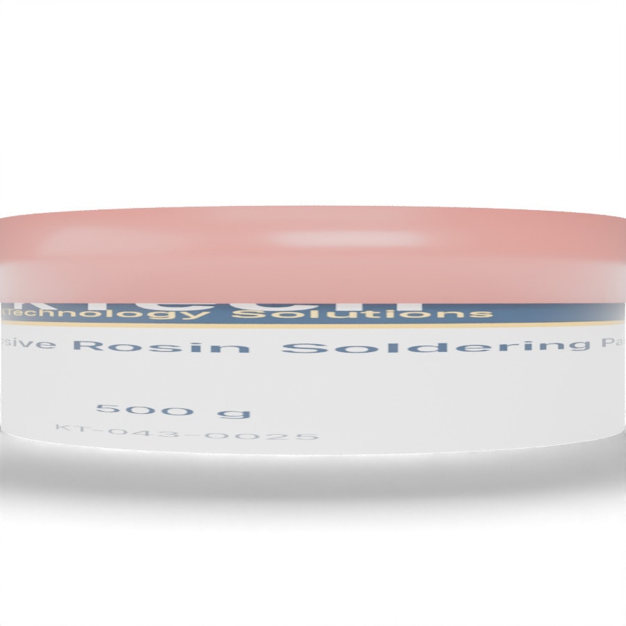 KTech Non-Corrosive Rosin Soldering Paste — Tin of 500 g. · Red