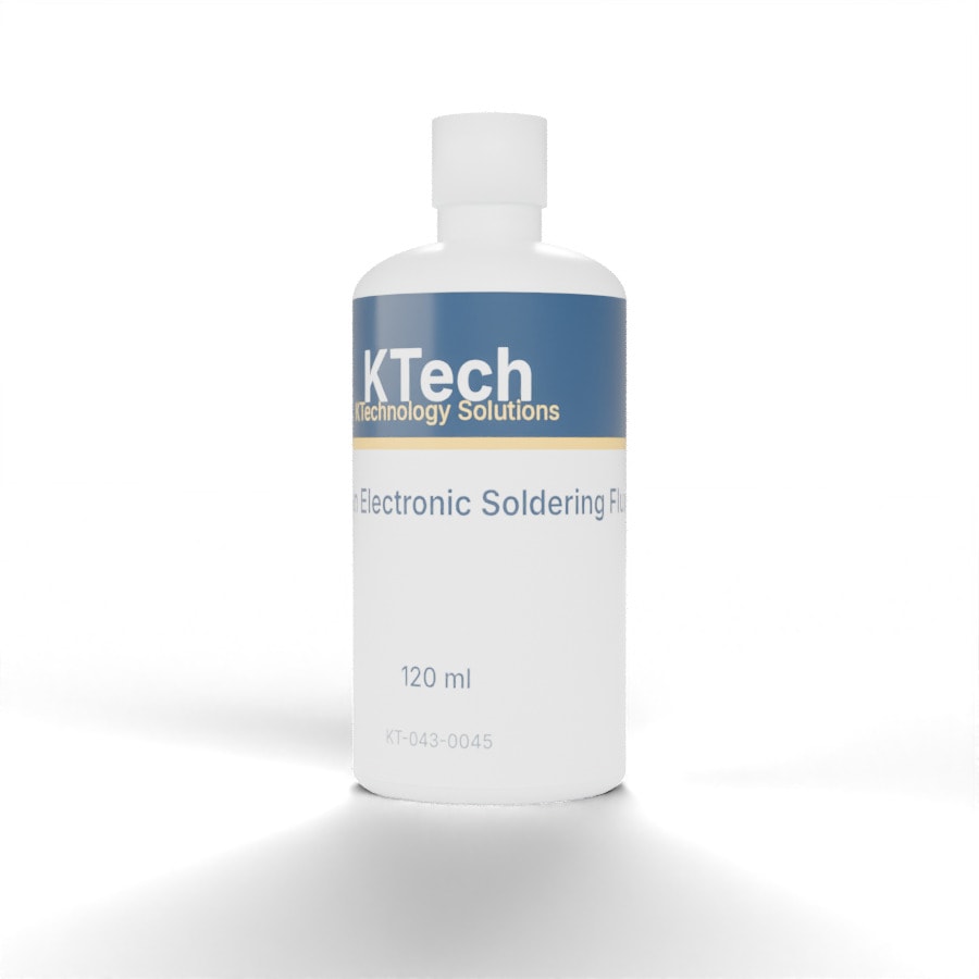 KTech No-Clean Electronic Soldering Flux — Bottle · of 120 ml.