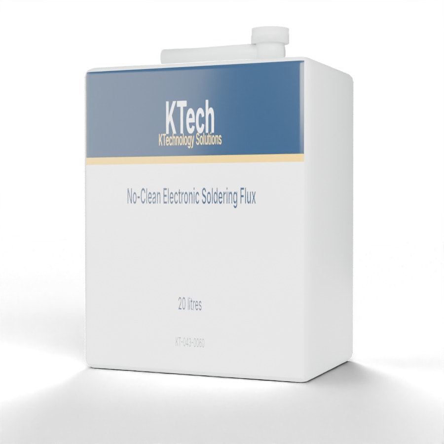 KTech No-Clean Electronic Soldering Flux — Bottle · of 20 Litres.