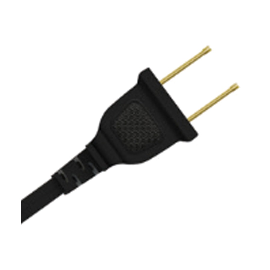 KTech Heavy-Duty Mains Power Extension Lead 1m · 2X18 — Mod. 108205 · Black · Pack 50 pcs