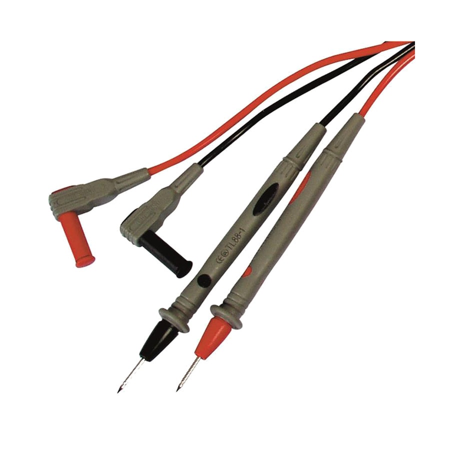 KTech 10A Digital Multimeter Test Lead Probes — 143mm Probe Tips · 4mm · 10A