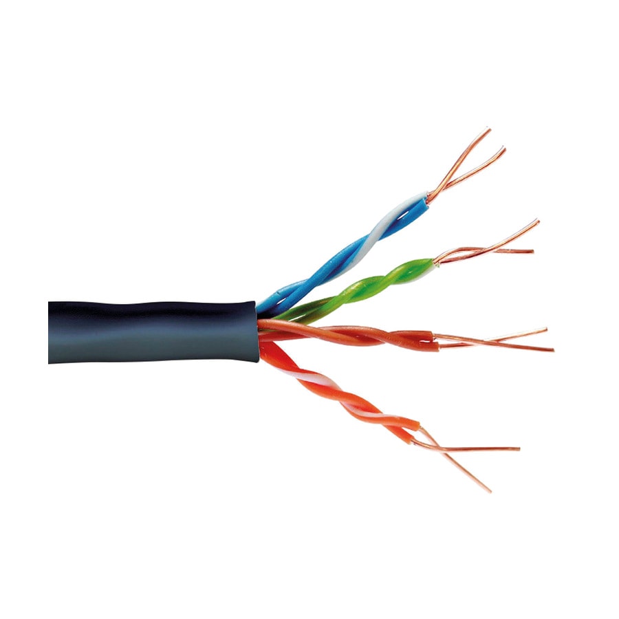 KTech Cable UTP Cat6 · Twin CCTV/Power 4P+2/18 AWG — Mod. TC82 · Black · Reel 305m