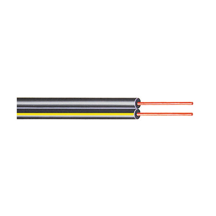 KTech Outdoor Parallel Telephone Cable · 2×18 AWG — Mod. E823 · Black · Roll 250m