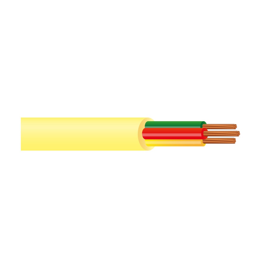 KTech Flat Modular Telephone Cable · ICEEV 3×22 — Mod. V394 · Ivory · Reel 150m