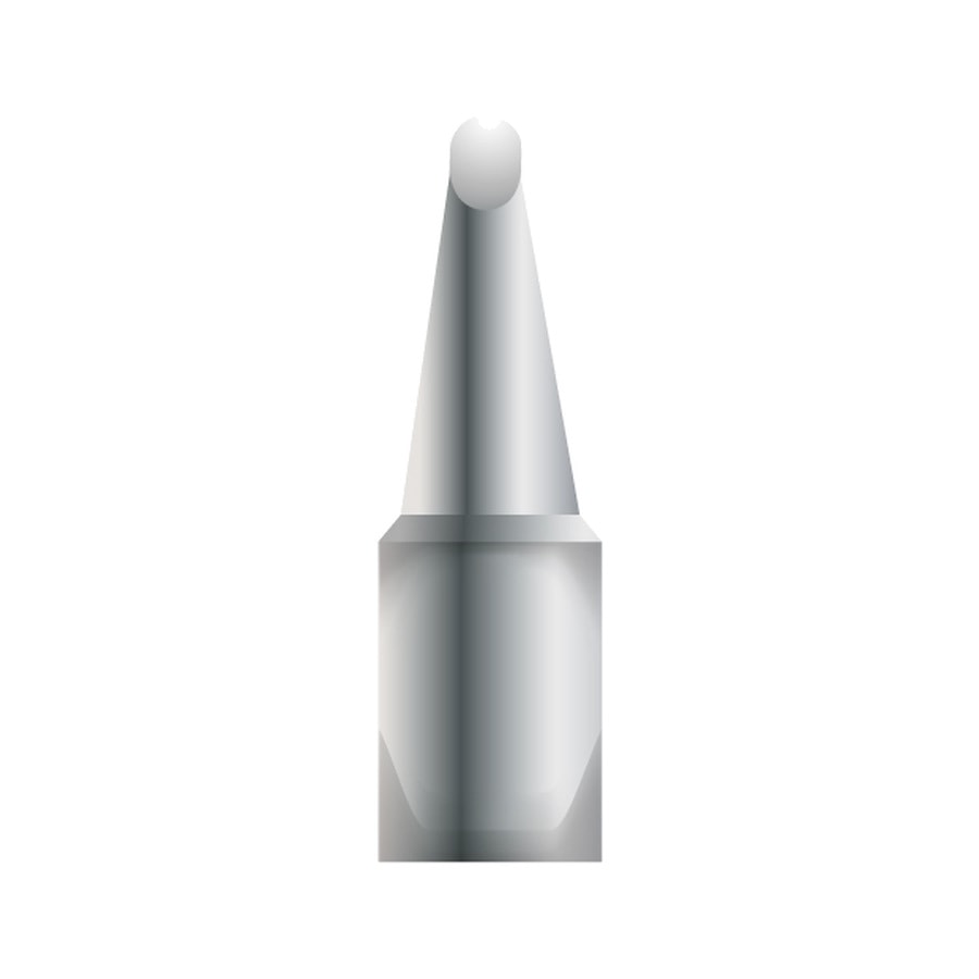 KTech Series MP — MP131 · Bent Conical Soldering Tip · 0.4mm