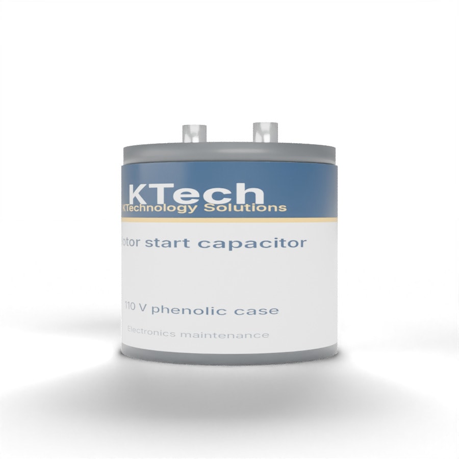 KTech AC Motor Start Capacitor 110V — 56-57MF · 125V · Case Size 1