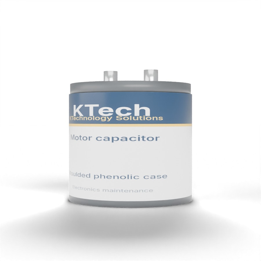 KTech Plastic Case Motor Capacitor — 12.5MF · 330V