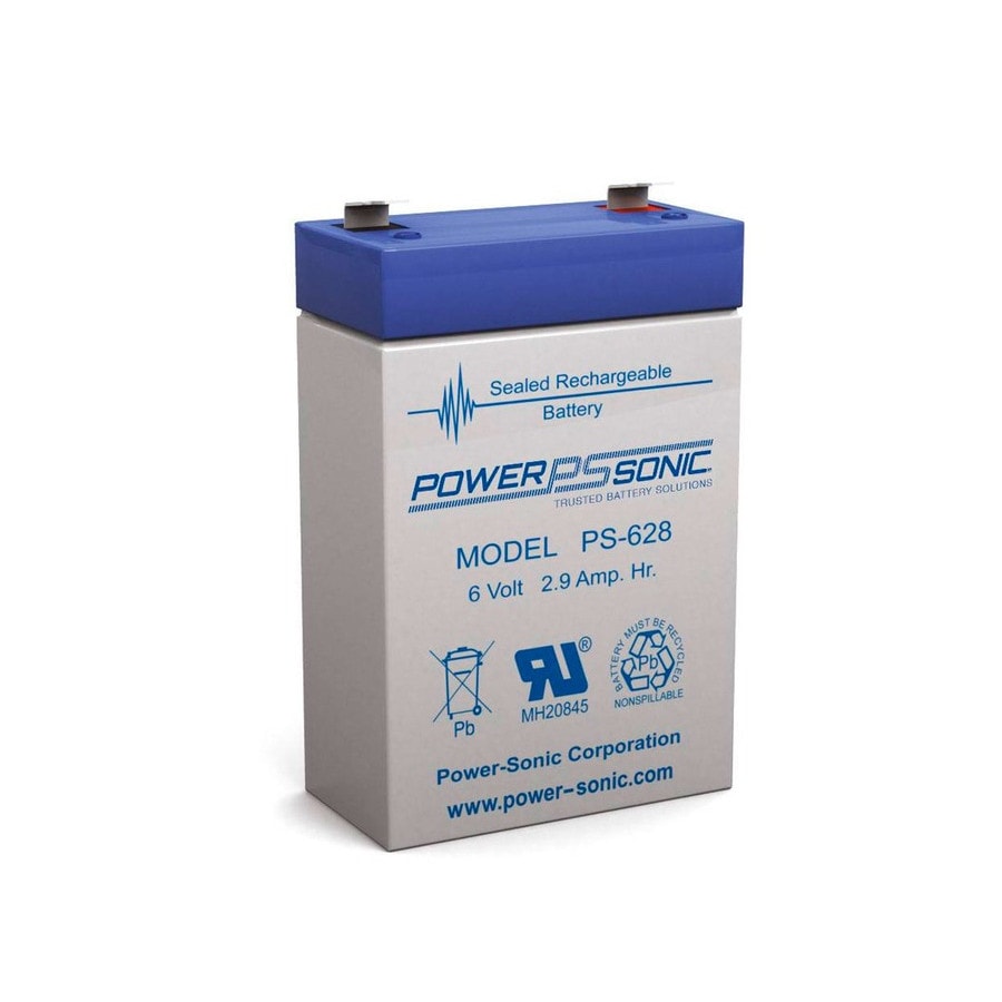 KTech PS-628-F1 — Nominal Voltage: 6V · Nominal Capacity: 2.9Ah · Standard Terminal: F1