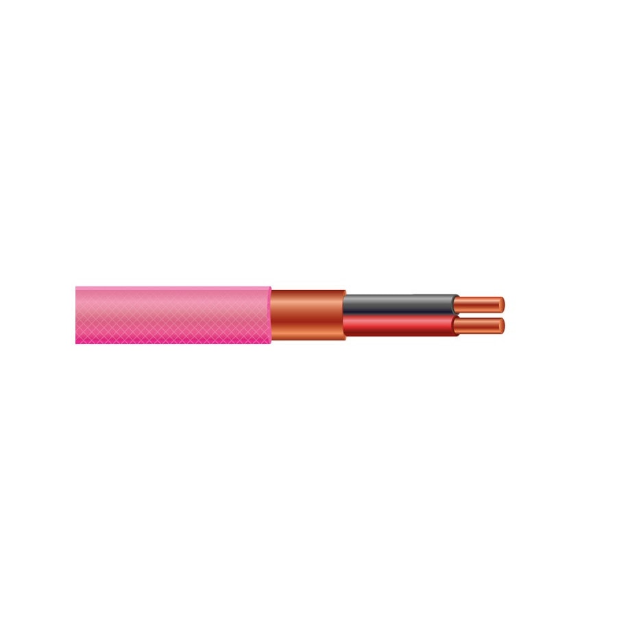 KTech Professional OFC Screened Microphone Cable · 2X24 OFC — Mod. 101018 · Rosa / Clear Jacket · Reel 100m