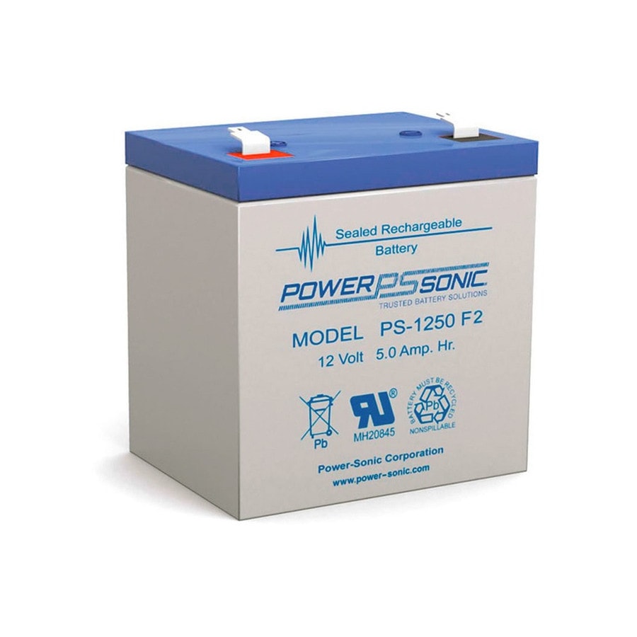 KTech PS-1250-F2 — Nominal Voltage: 12V · Nominal Capacity: 5Ah · Standard Terminal: F2