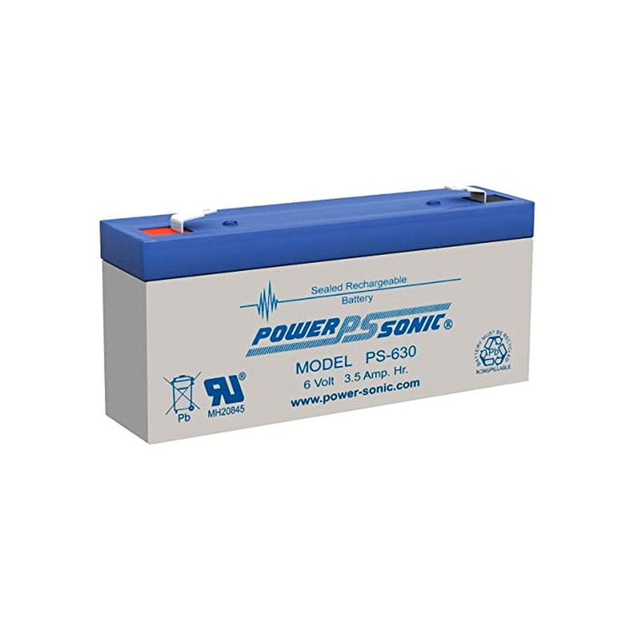 KTech PS-630-F1 — Nominal Voltage: 6V · Nominal Capacity: 3.5Ah · Standard Terminal: F1