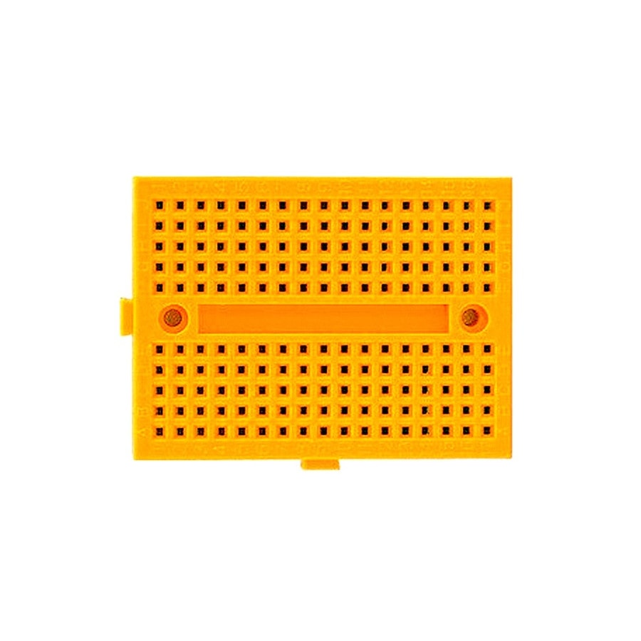 KTech 170-Tie-Point Mini Solderless Breadboard — 170 Tie-Points · Yellow