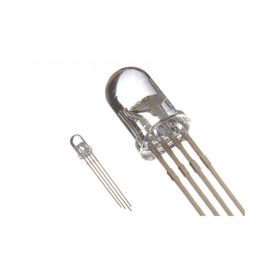 KTech LED RGB — AC/DC · 5mm · 4 terminales