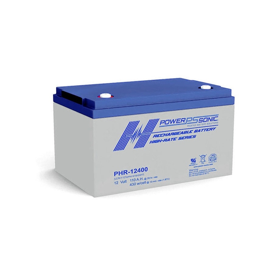 KTech PHR-12400 — Nominal Voltage: 12V · Nominal Capacity: 110.0Ah · Standard Terminal: T8