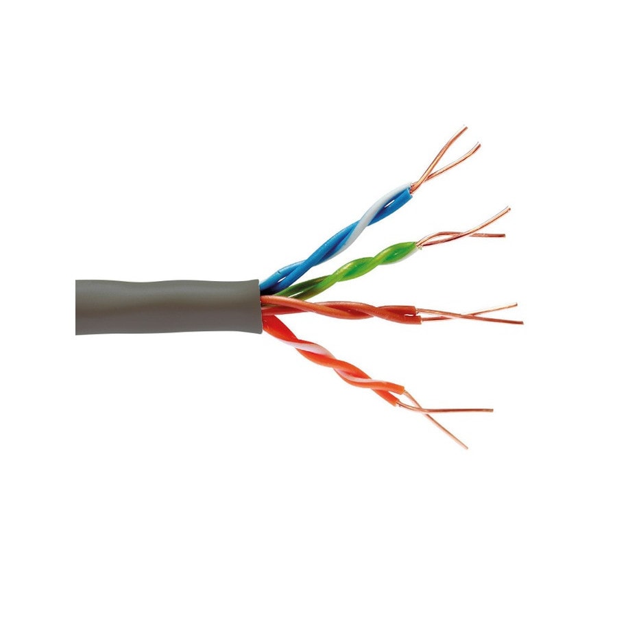 KTech Cable FTP CAT5E · 4 Pairs Shield (CMR) — Mod. 2052 · Grey · Reel 305m