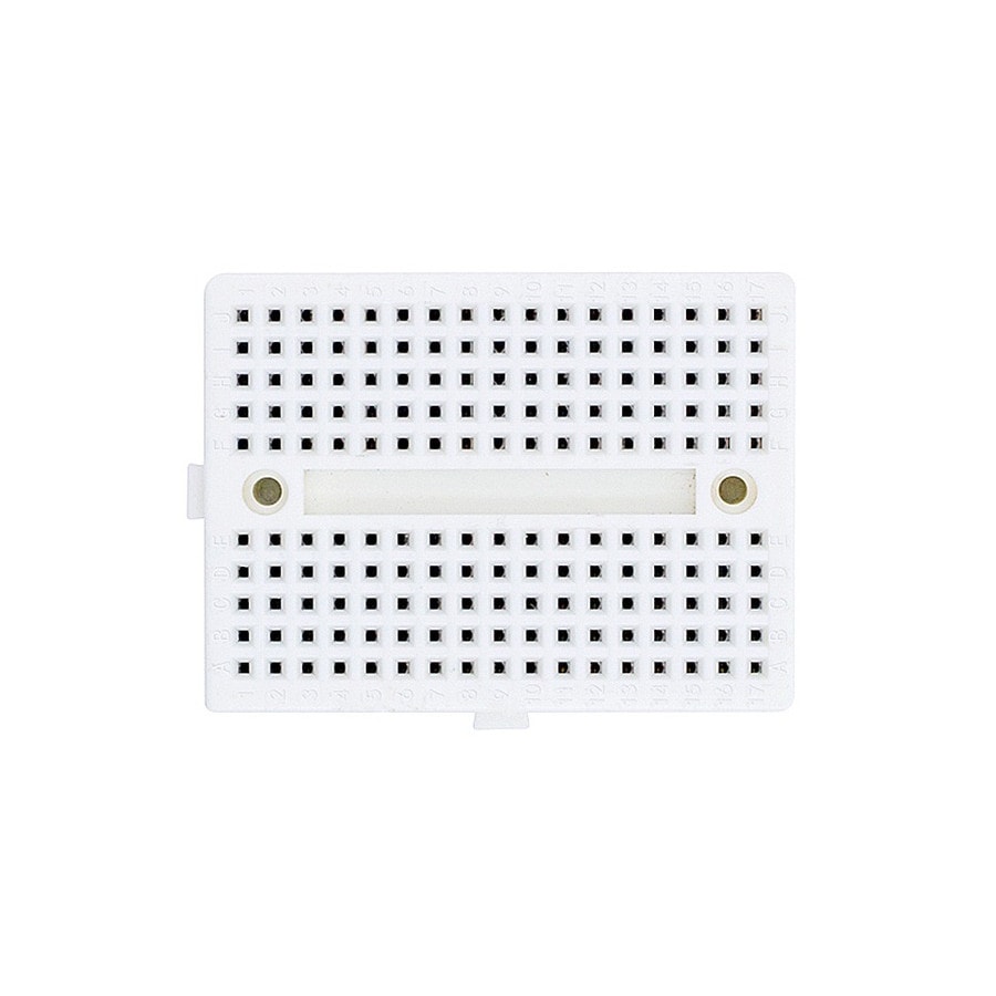 KTech 170-Tie-Point Mini Solderless Breadboard — 170 Tie-Points · White